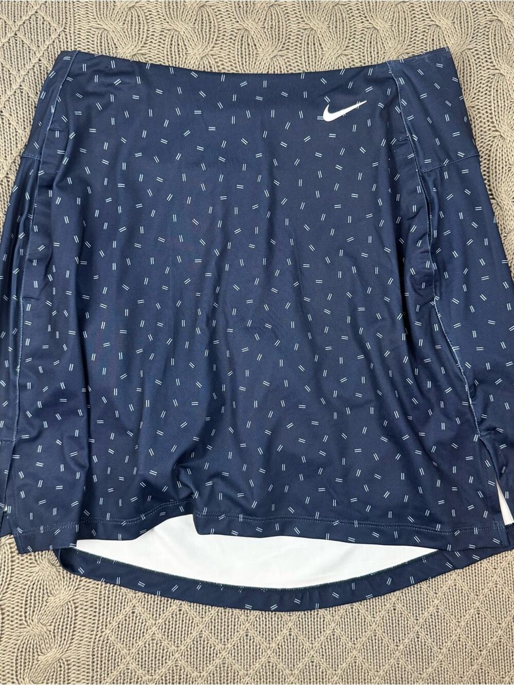Nike Navy and Light Blue Performance Skort